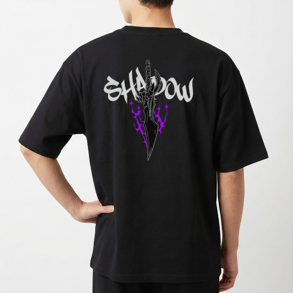 "Camiseta Sung Shadow Oversized" Camiseta Oversized Básica