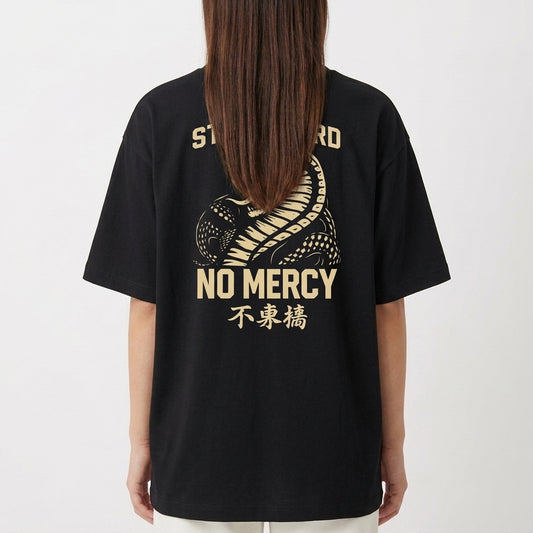 "“No Mercy Club – Core Stamp Tee”" Camiseta Oversized Premium