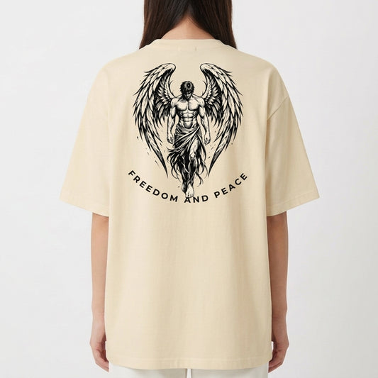 "Oversized LUNOVA - Freedom Angel" Camiseta Oversized Premium
