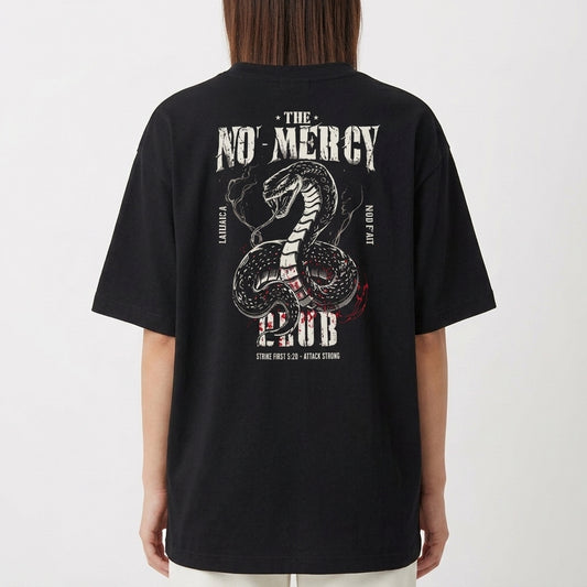 "INSTINTO IMPIEDOSO – Oversized NØ MERCY CLUB" Camiseta Oversized Premium