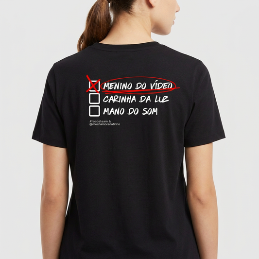 "Camiseta Checklist (VÍDEO)" Camiseta Premium Unissex