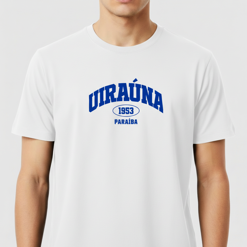 "Camiseta Cities - Uiraúna 1953" Camiseta Premium Unissex