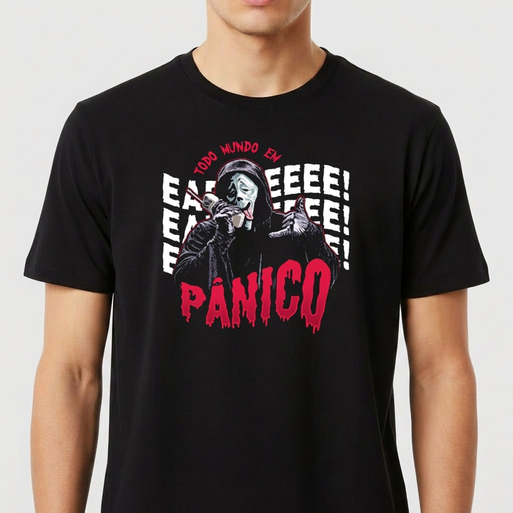 "Camiseta Premium Unissex Ghostface" Camiseta Premium Unissex