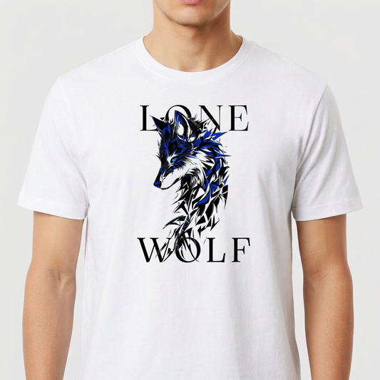 "LUNOVA - LONE WOLF" Camiseta Premium Unissex