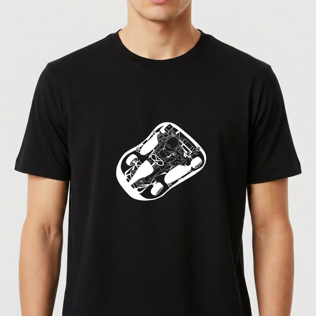 "Camiseta Preta Kart - Ranmi Race Store" Camiseta Premium Unissex