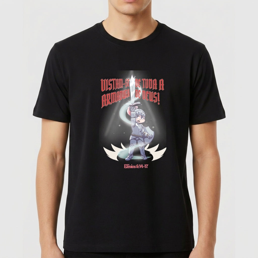 "VISTAM-SE DE TODA A ARMADURA DE DEUS" Camiseta Premium Unissex