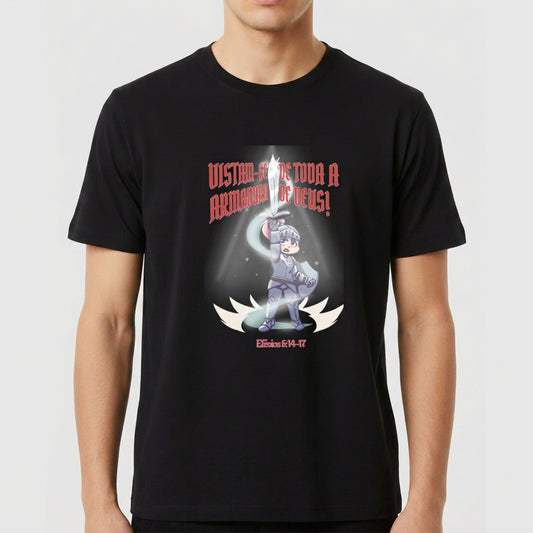 "VISTAM-SE DE TODA A ARMADURA DE DEUS" Camiseta Premium Unissex