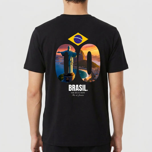 "Camiseta Rio de Janeiro - LEGACY - Numbers Series" Camiseta Premium Unissex
