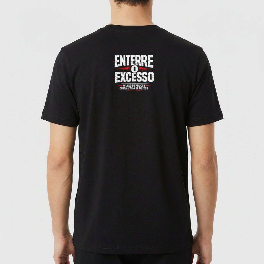 "Enterrando Excesso - Premium Básica" Camiseta Premium Unissex