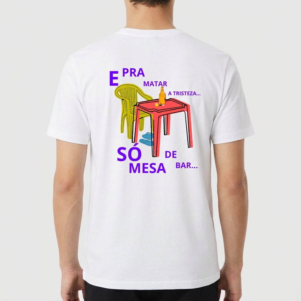 "e pra matar a tristeza" Camiseta Premium Unissex