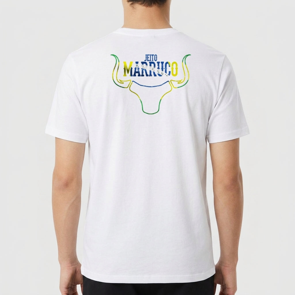 "Camiseta Jeito Marruco Orgulho do Brasil" Camiseta Premium Unissex