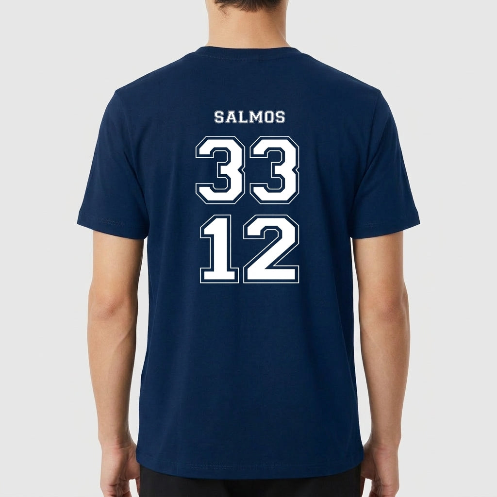 "College Azul Marinho" Camiseta Premium Unissex