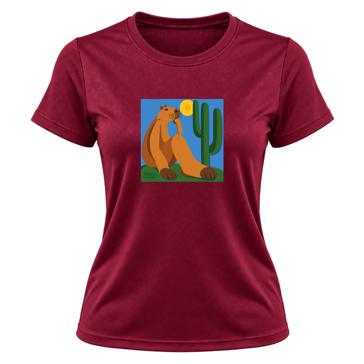 "AbapoCapi DTF" Camiseta Dryfit Feminina Basic