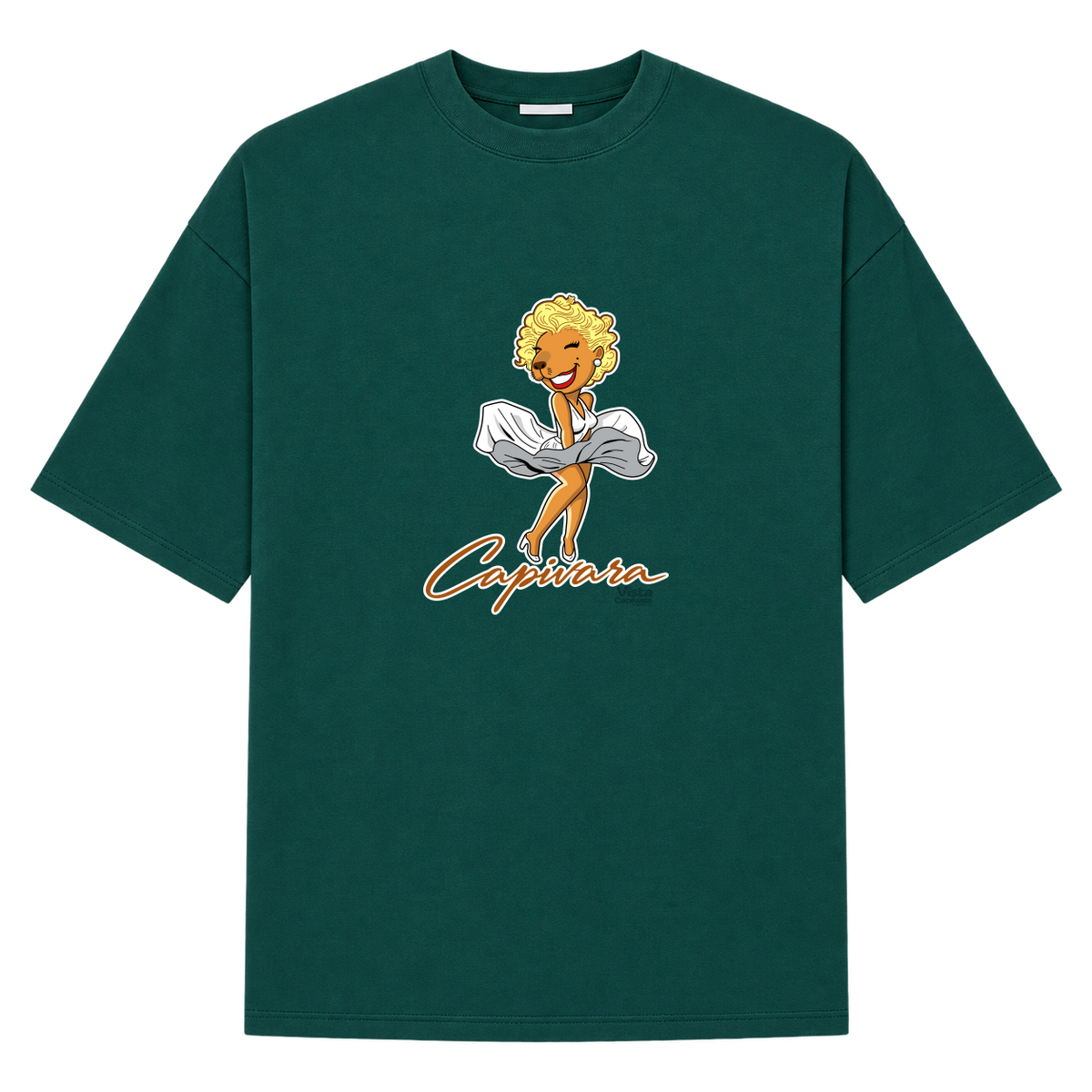"Capivara Fatal DTF" Camiseta Oversized Suedine 220g