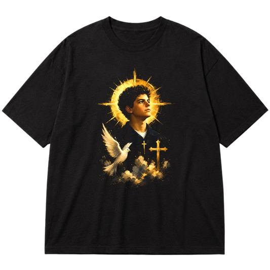 "São Carlo Acutis" Oversized Premium 96% algodão 4% Elastano