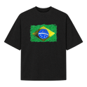 "Brazil" Camiseta Oversized Suedine 220g