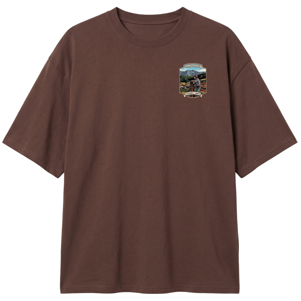 "Estampa/TAMO POR CÁ" Camiseta Oversized Classic