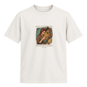 "Estampa /MAIS FÉ" Camiseta Regular Suedine