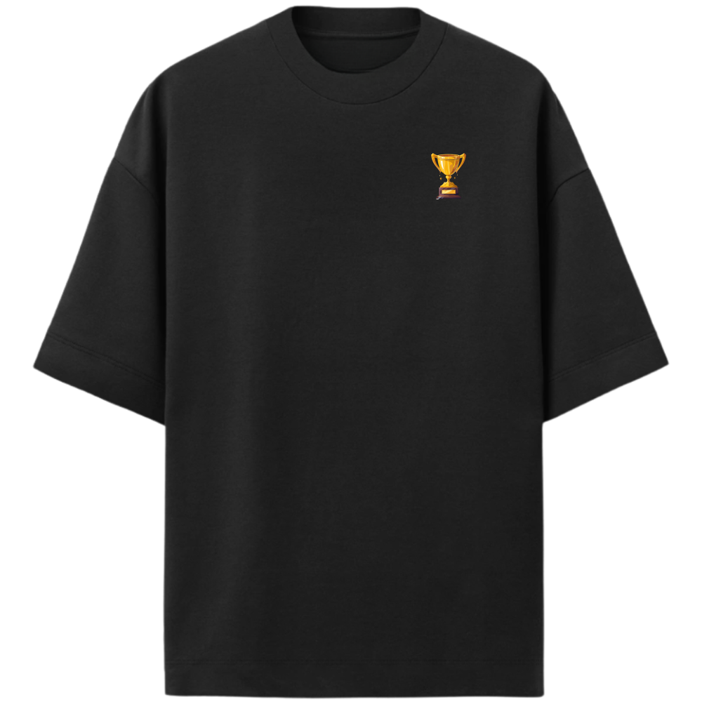 "Camiseta Oversized Heavy 240 VCTR “Aquele Que Vencer”" Camiseta Oversized Premium