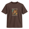 "Estampa /MAIS FÉ" Camiseta Regular Suedine