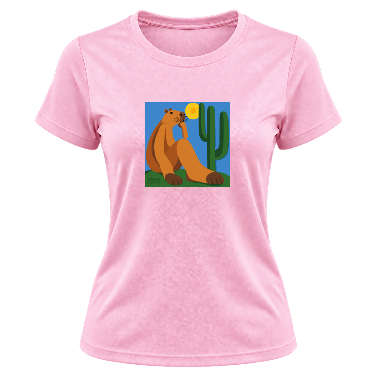 "AbapoCapi DTF" Camiseta Dryfit Feminina Basic