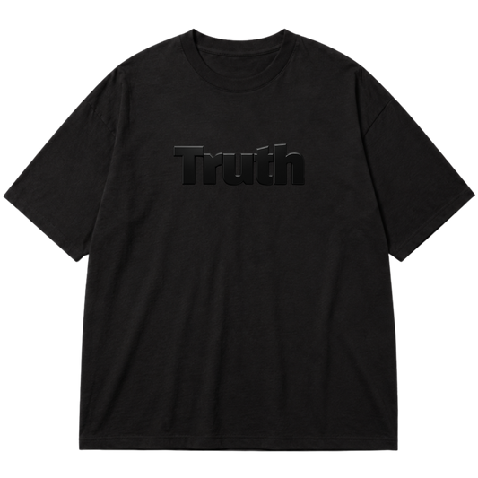 "TRUTH - DISCIPLINE" Oversized Premium 96% algodão 4% Elastano