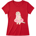 "Baby Look Pinky Kitty" Blusa Baby Look
