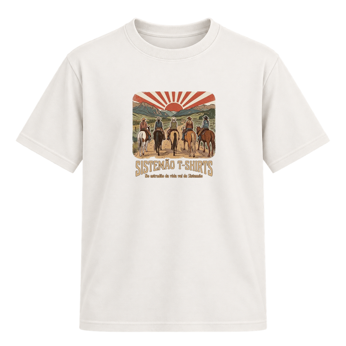 "Estampa/AMAZONAS" Camiseta Regular Suedine