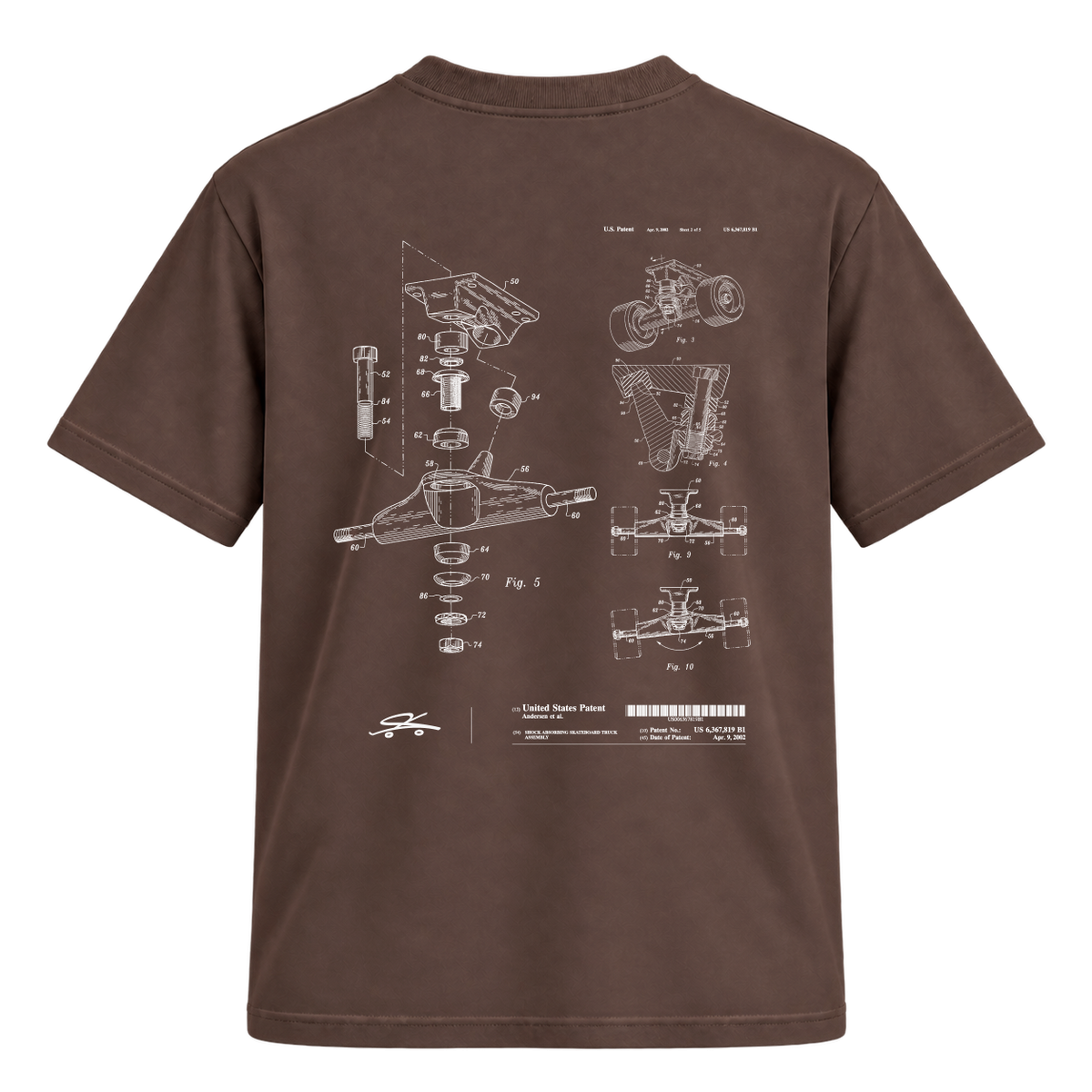 "SKATE TRUCK PROJECT" Camiseta Regular Suedine