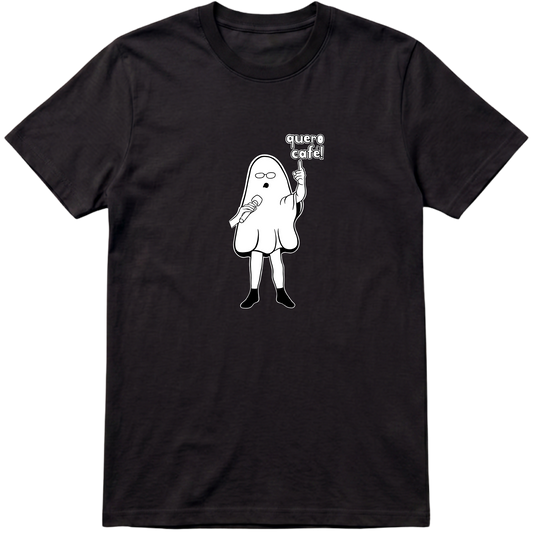 "Quero café!" Camiseta Premium Unissex Bunker Studios