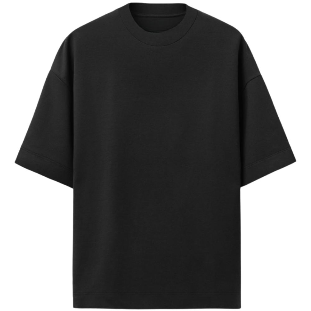 Camiseta sem estampa frontal ou traseira visível.
