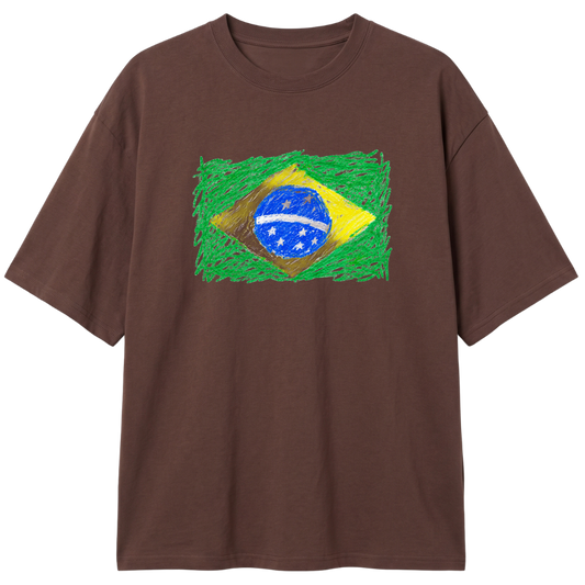 "Brazil" Camiseta Oversized Classic