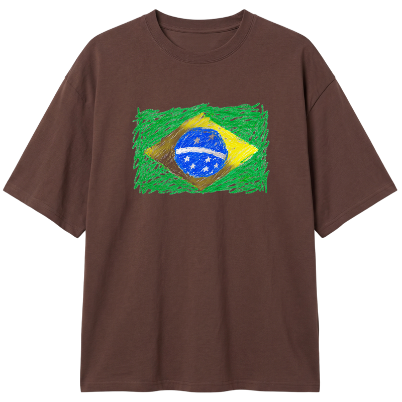 "Brazil" Camiseta Oversized Classic