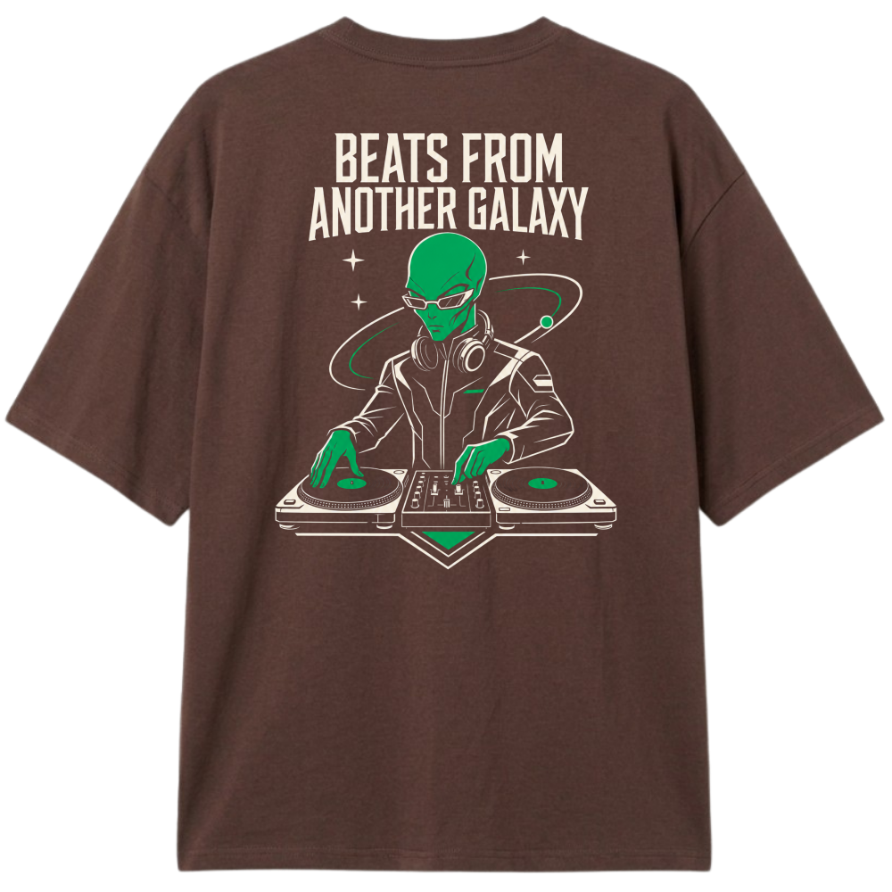 "BEATS FFROM ANOTHER GALAXY" Camiseta Oversized Classic