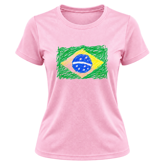 "Brazil" Camiseta Dryfit Feminina Basic