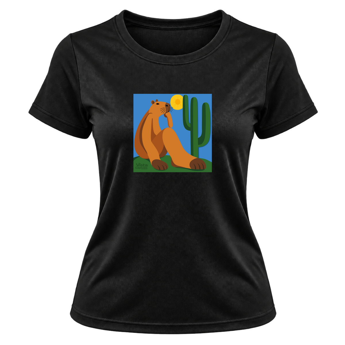 "AbapoCapi DTF" Camiseta Dryfit Feminina Basic