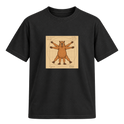 "Capivara Vitruviana DTF" Camiseta Regular Suedine