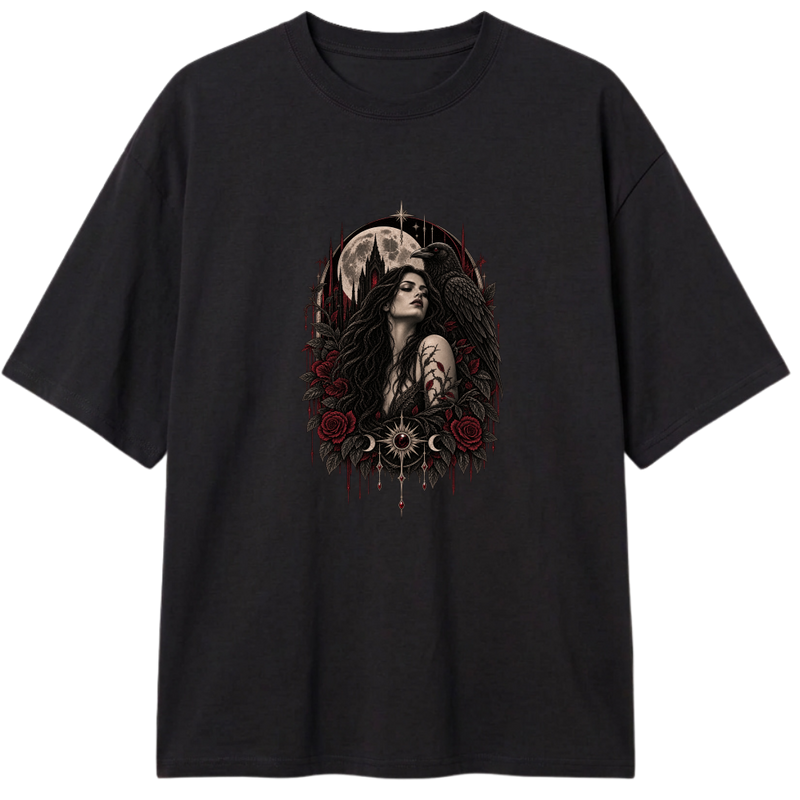 "Crow's Vision" Camiseta Oversized Classic