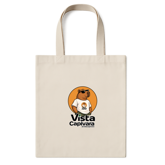 "Capivara Vitruviana DTF" Ecobag