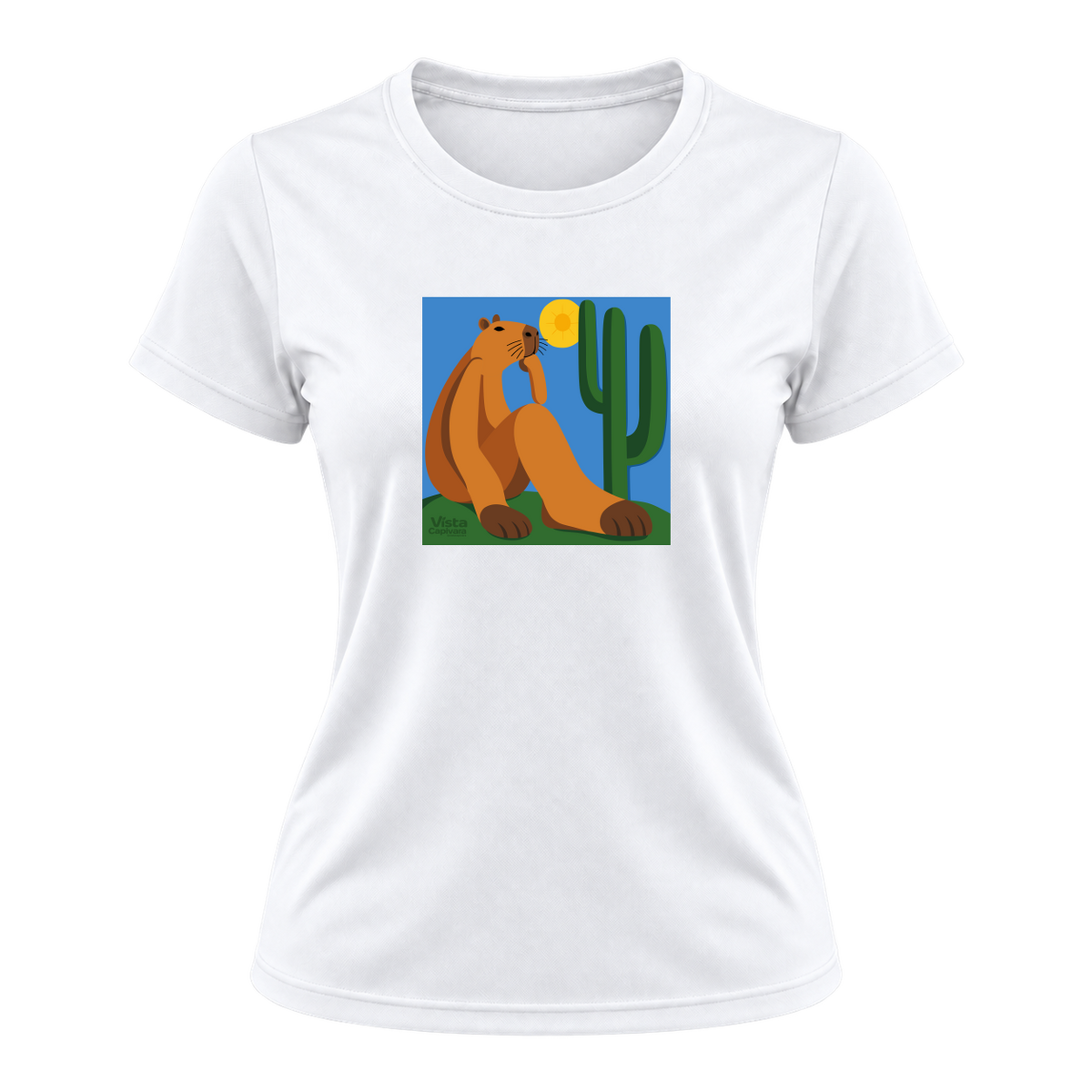 "AbapoCapi DTF" Camiseta Dryfit Feminina Basic