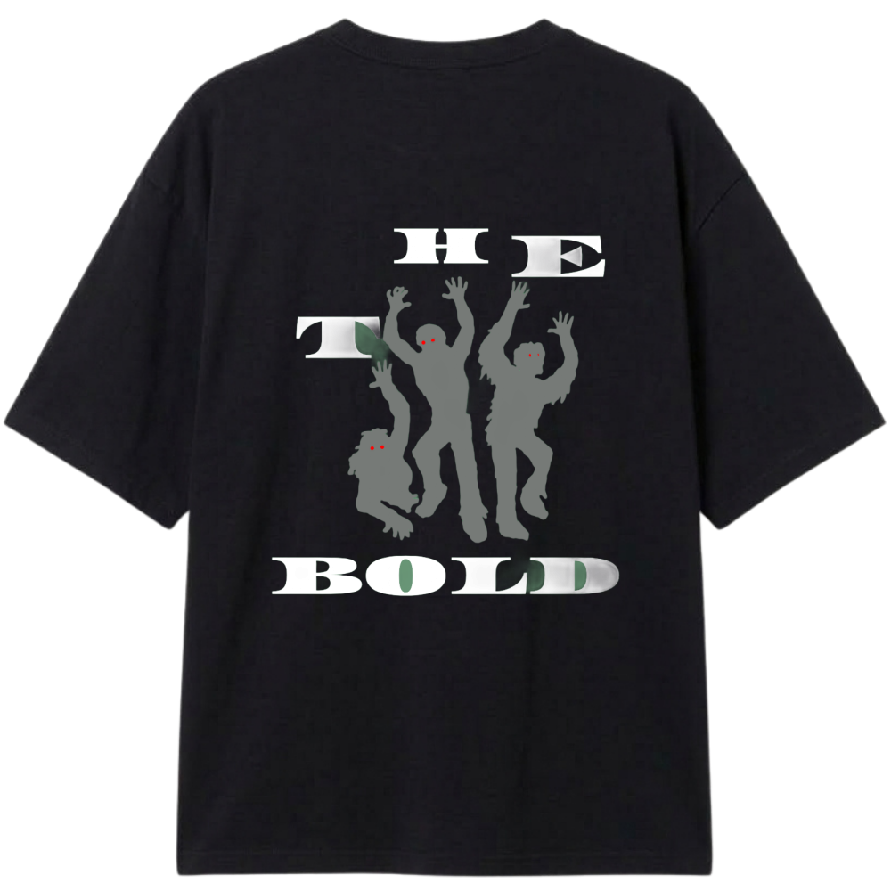 "the bold zombies" Camiseta Oversized Classic