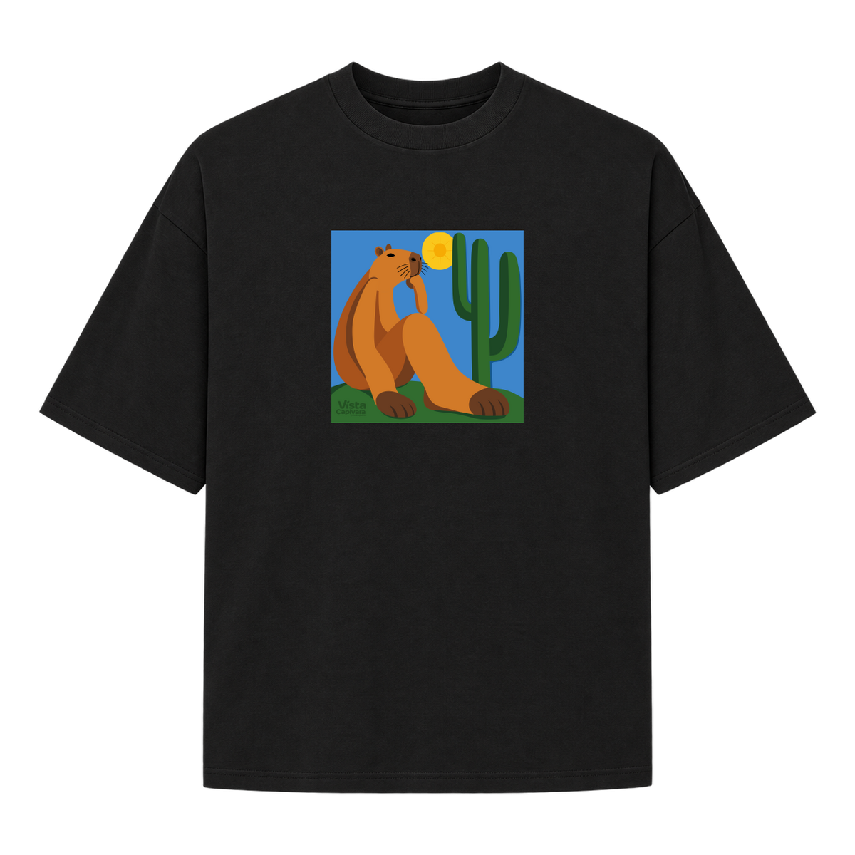 "AbapoCapi DTF" Camiseta Oversized Suedine 220g