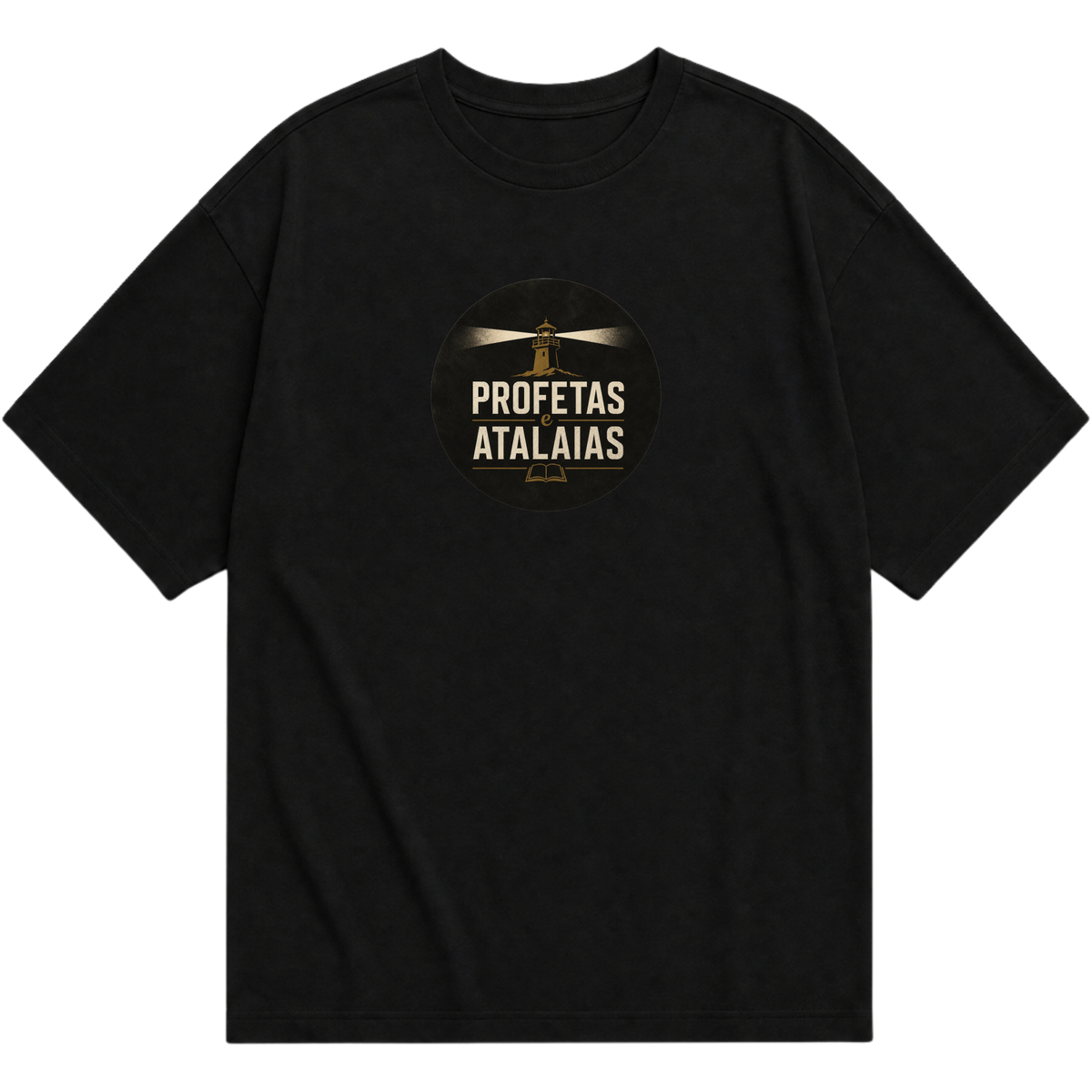 "Camiseta Oversized - Profetas e Atalaias" Oversized Básica 30.1
