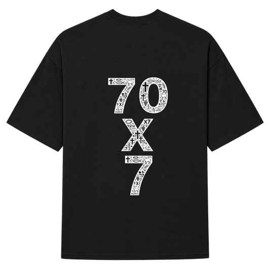 "70 x 7  - Oversized Suedine 220 g" Camiseta Oversized Suedine 220g