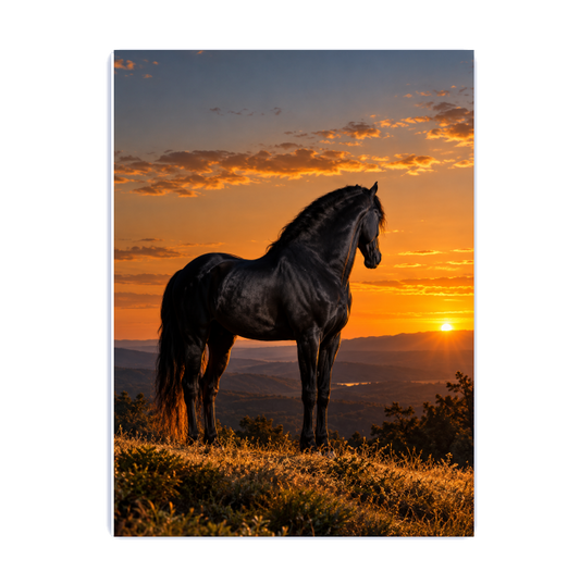 "Lendário Por do Sol" Poster