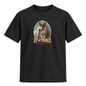 "Estampa/EU AMO CAVALO" Camiseta Regular Suedine