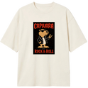 "Capivara Rock & Roll DTF" Camiseta Oversized Classic