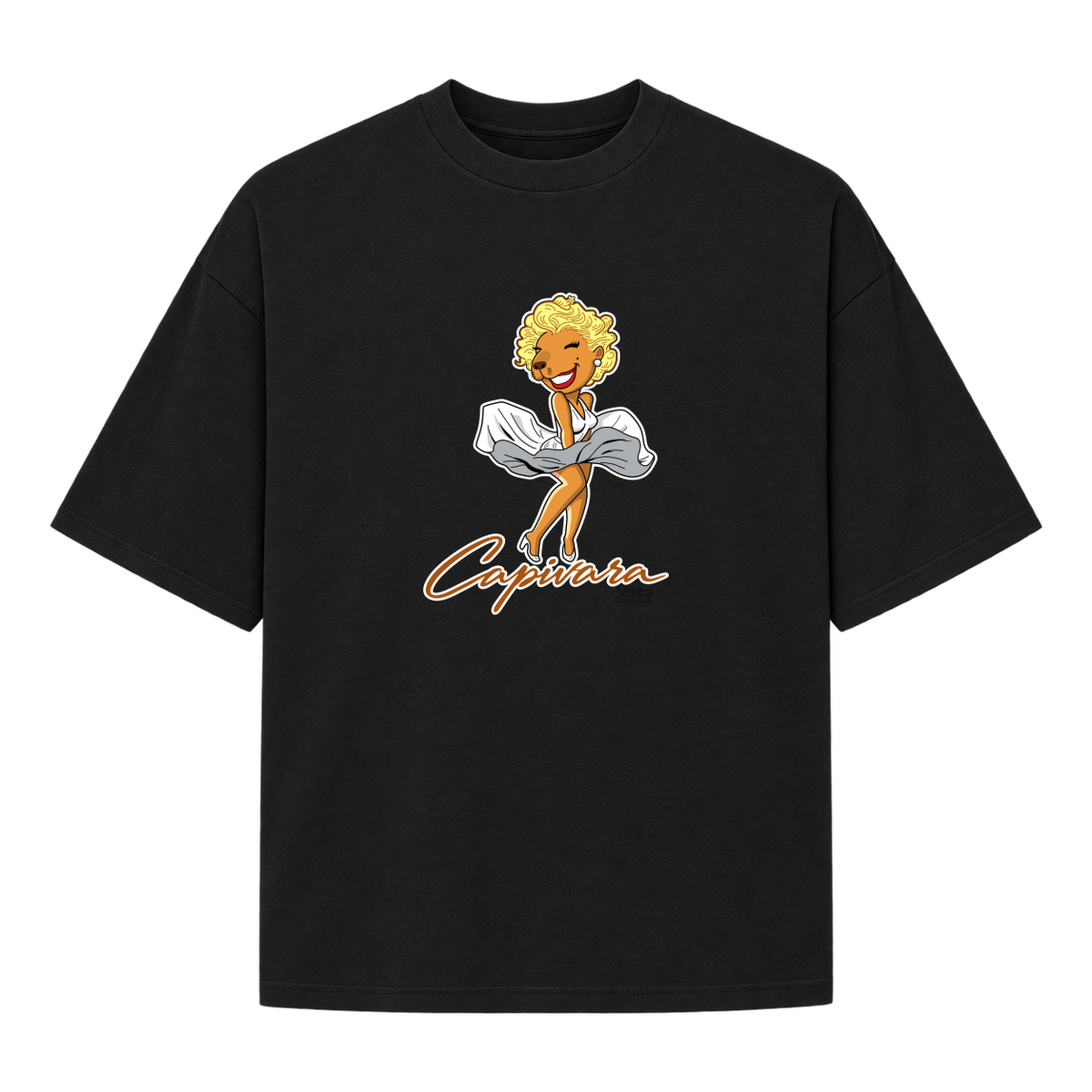 "Capivara Fatal DTF" Camiseta Oversized Suedine 220g