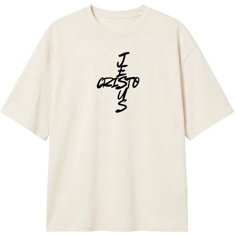"CAMISA OVERSIZE JESUS CRISTO" Camiseta Oversized Classic