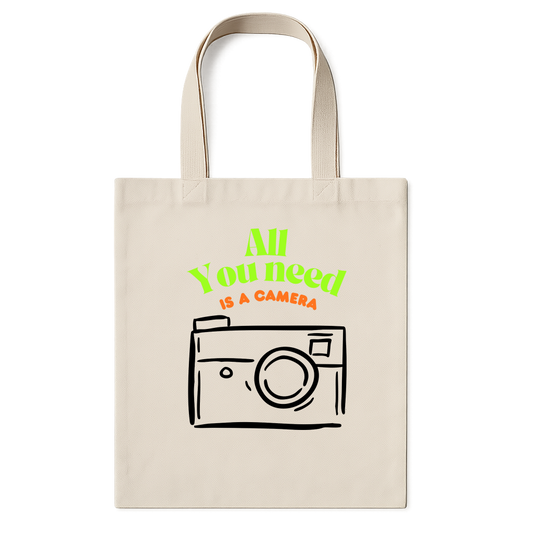 "All you need is a camera - Ecobag" Ecobag